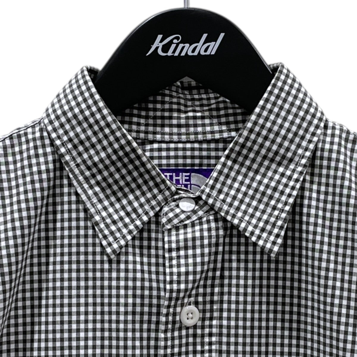 25SS ギンガムチェック柄シャツ Regular Collar Gingham Field Shirt レギュラーカラー ギンガムフィールドシャツ N25SG100