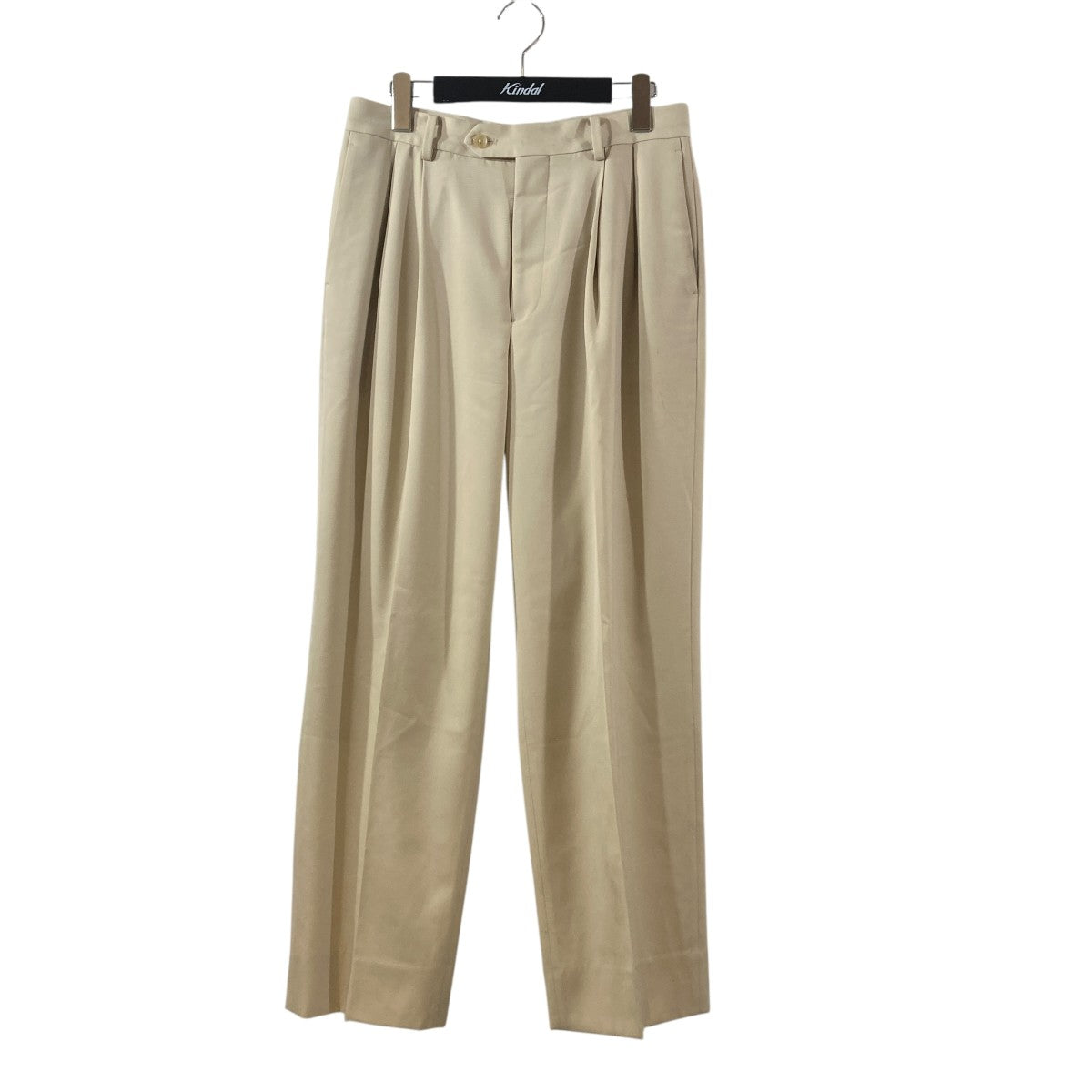 LIGHT WOOL TWO-TUCK SLACKSスラックスA24SP03MG