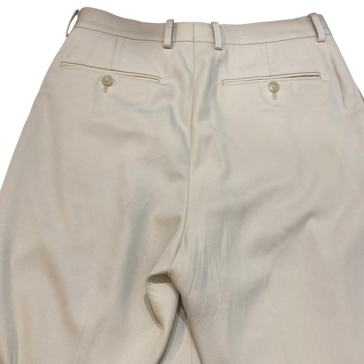 LIGHT WOOL TWO-TUCK SLACKSスラックスA24SP03MG