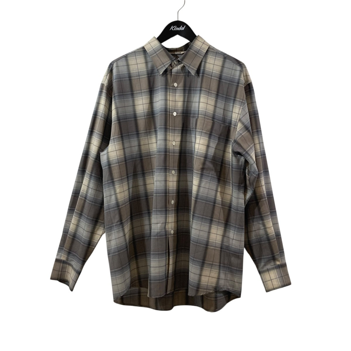 26SSSUPER LIGHT WOOL CHECK SHIRTチェック長袖シャツa26ss01lc