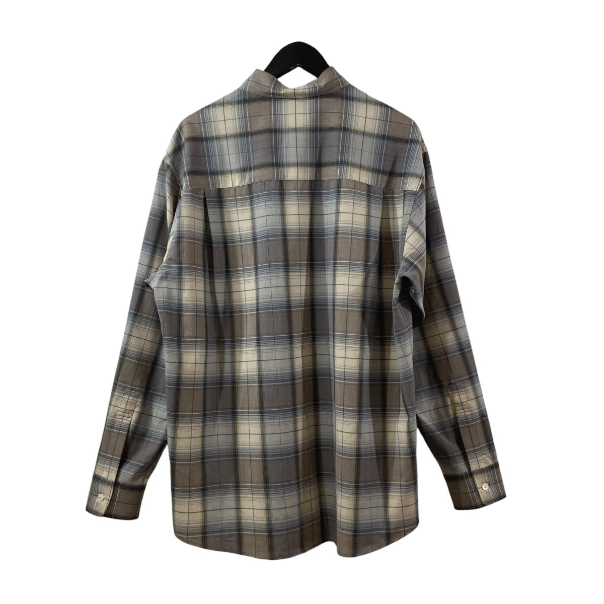 26SSSUPER LIGHT WOOL CHECK SHIRTチェック長袖シャツa26ss01lc