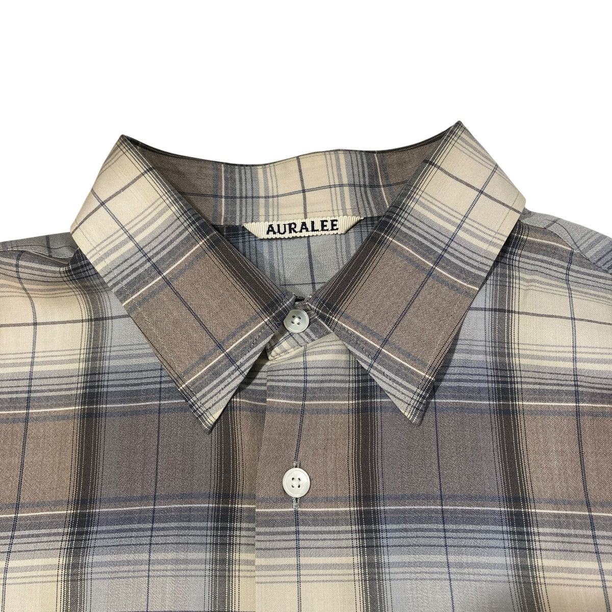 26SSSUPER LIGHT WOOL CHECK SHIRTチェック長袖シャツa26ss01lc