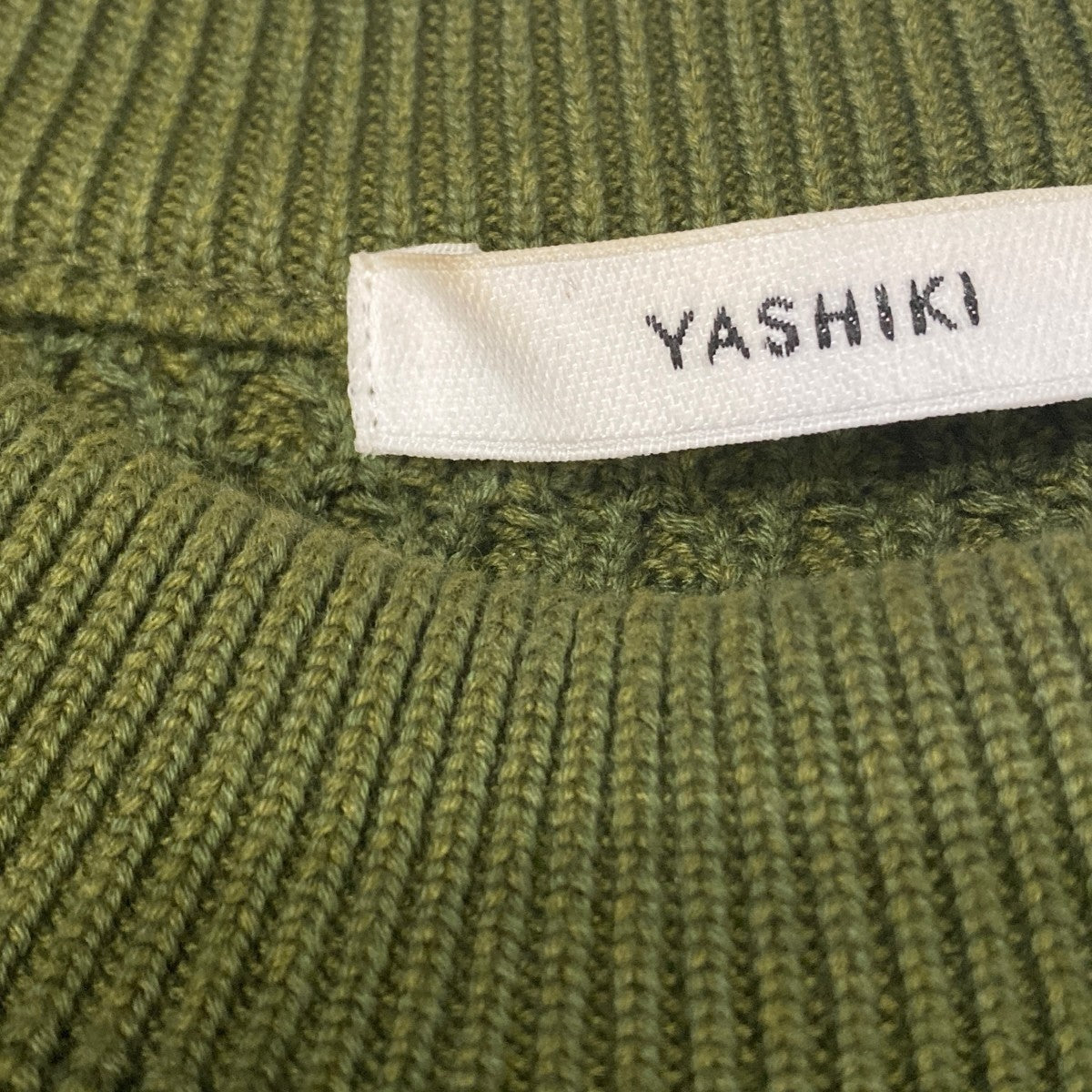 Arare Knit (MATCHA)長袖ニットYSK-22AW-KN03