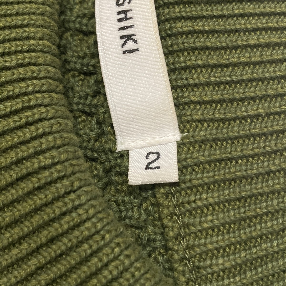 Arare Knit (MATCHA)長袖ニットYSK-22AW-KN03