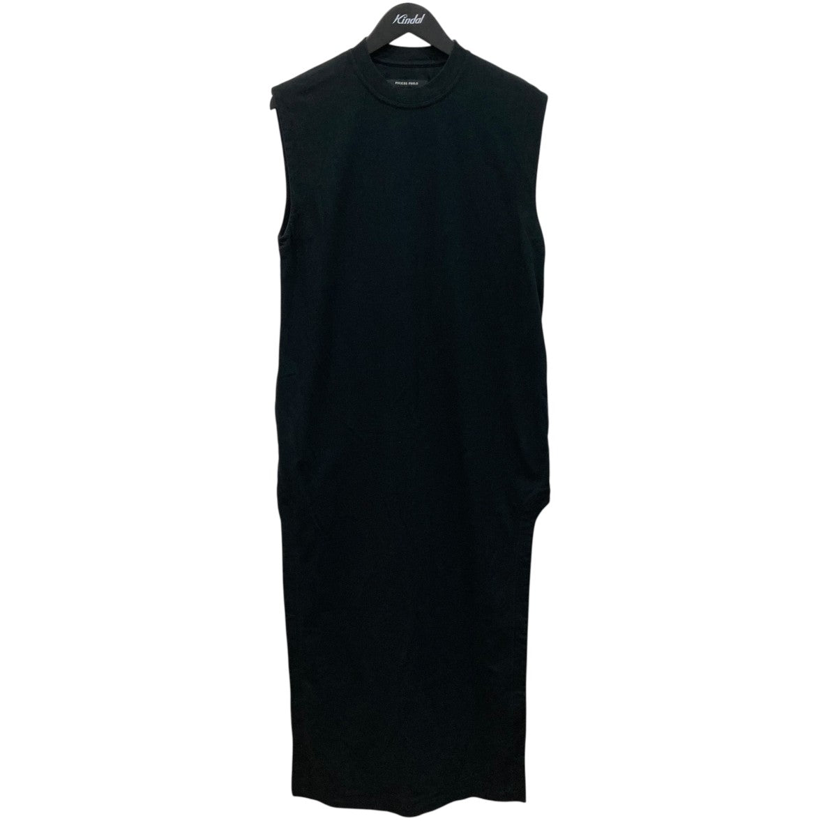 PHOEBE PHILO ノースリーブワンピースBT102 CO2448 900BK 古着・中古-1枚目のアイテム画像