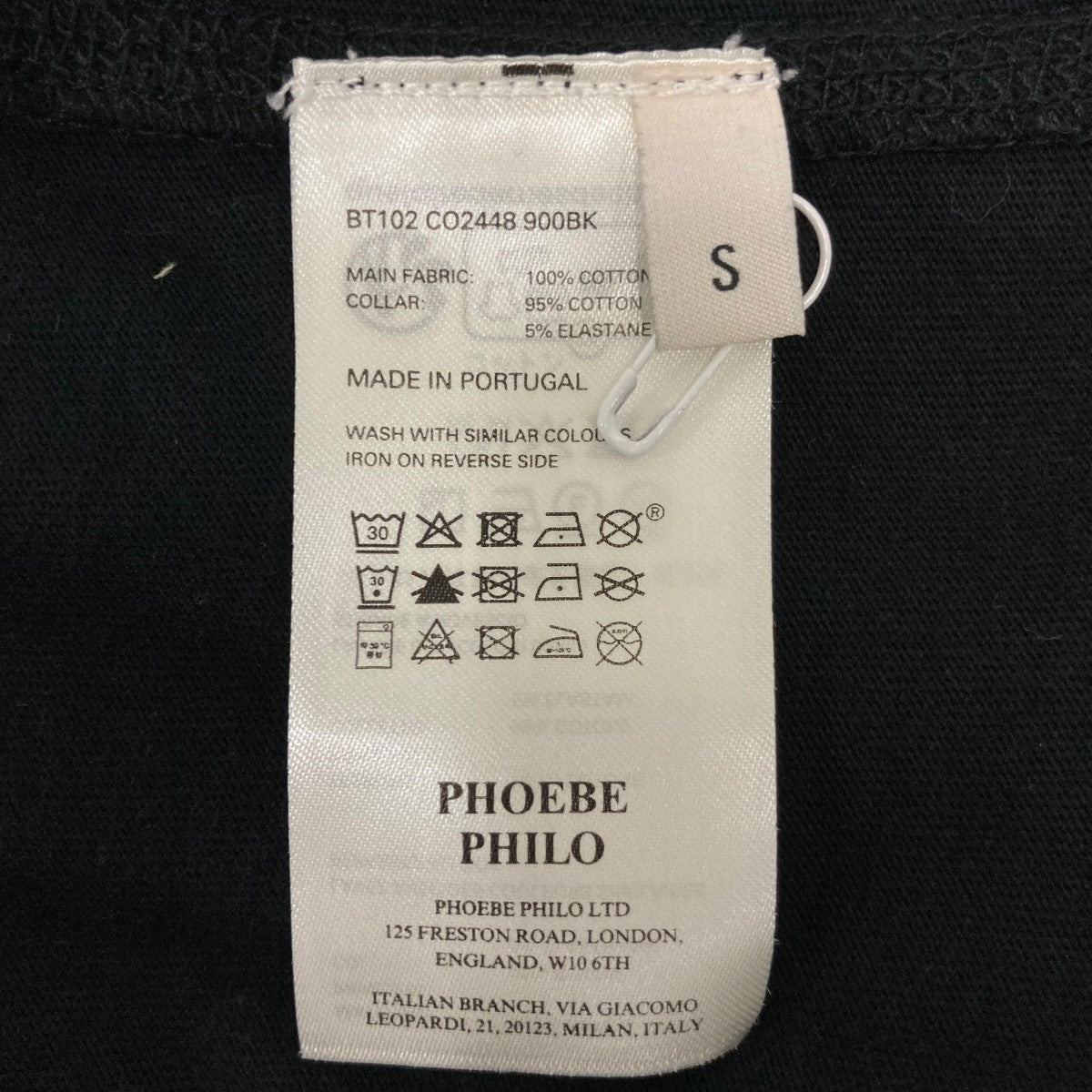 PHOEBE PHILO ノースリーブワンピースBT102 CO2448 900BK 古着・中古-6枚目のアイテム画像