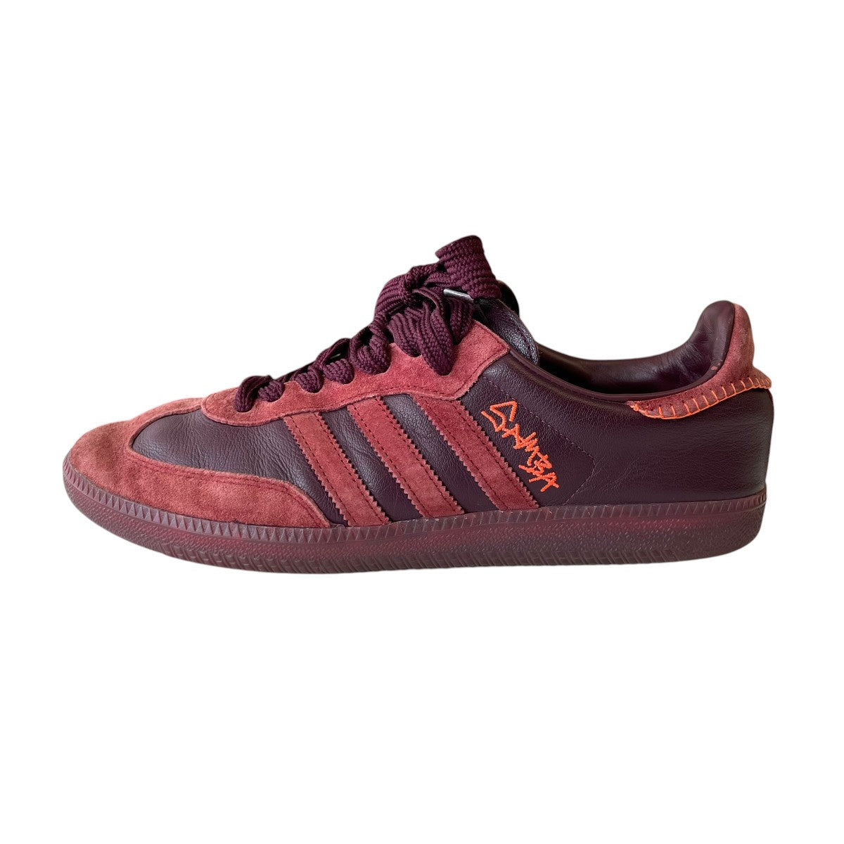  アディダス ×Jonah Hill Samba ジョナ ヒル サンバ ローカットスニーカー バーガンディ US9.5/27.5cm FW7456 adidas×Jonah Hill Samba Jonah Hill BurgundyスニーカーFW7456 FW7456