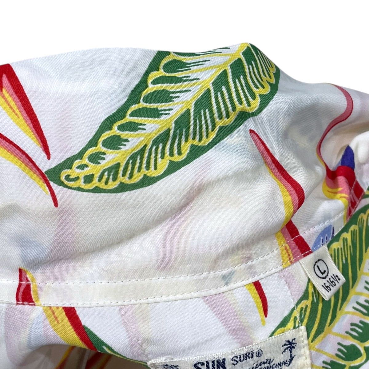 17SS オープンカラー半袖シャツ アロハシャツ HANGING HELICONIA ハンギング・ヘリコニア SS37463