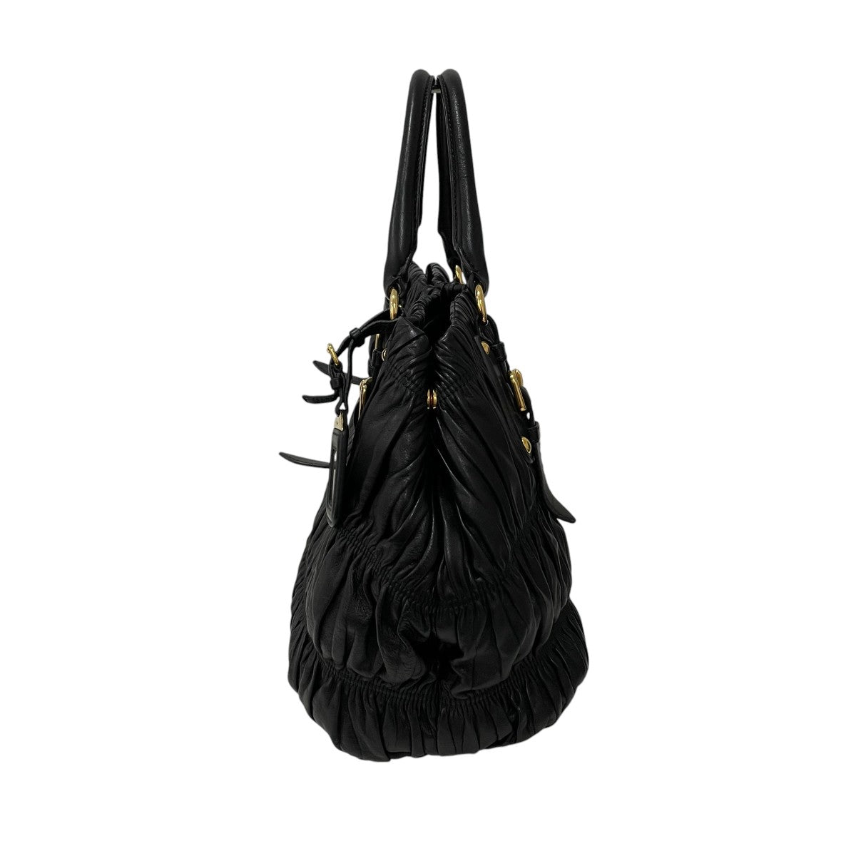 PRADA ナッパゴーフレハンドバッグ 古着・中古-3枚目のアイテム画像