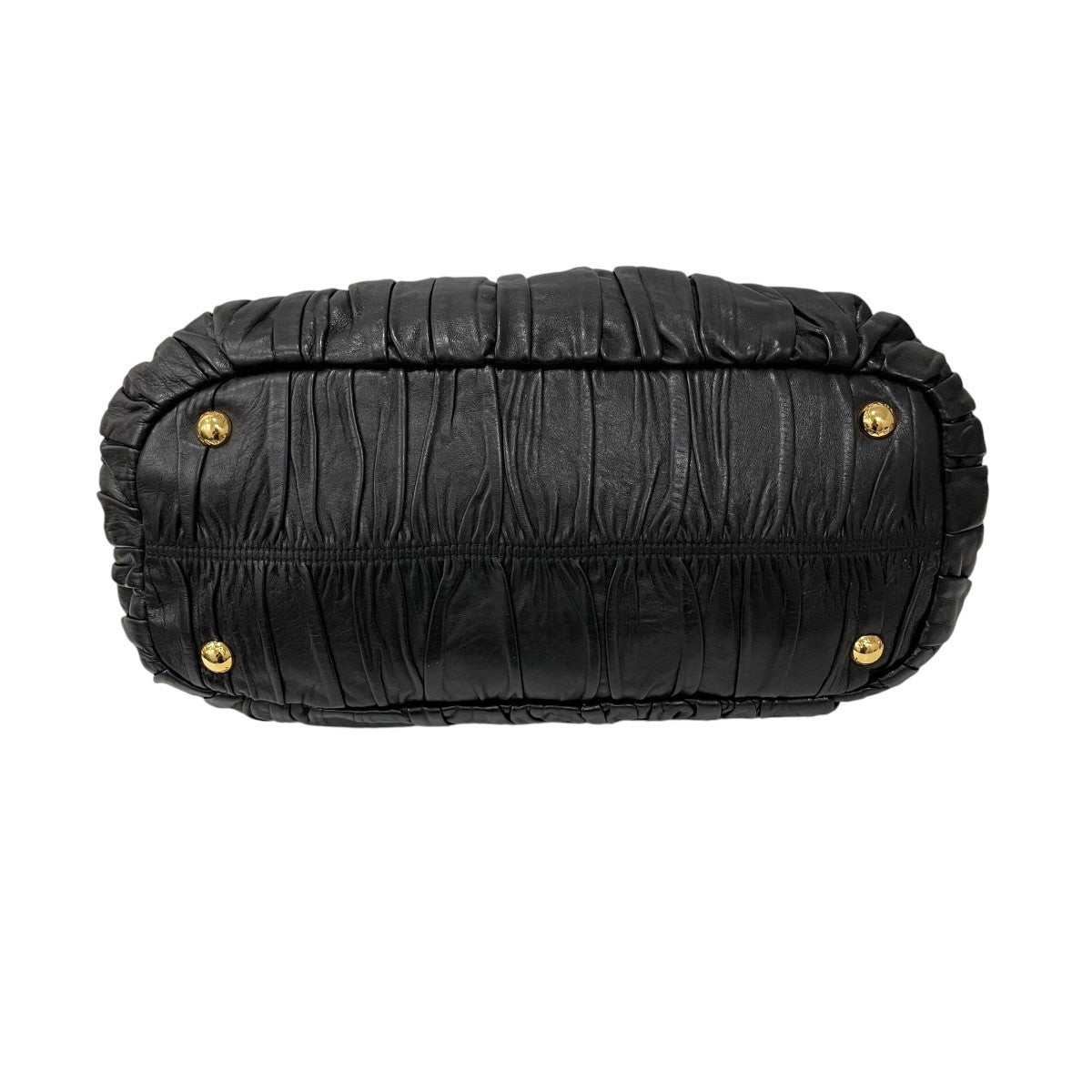 PRADA ナッパゴーフレハンドバッグ 古着・中古-4枚目のアイテム画像