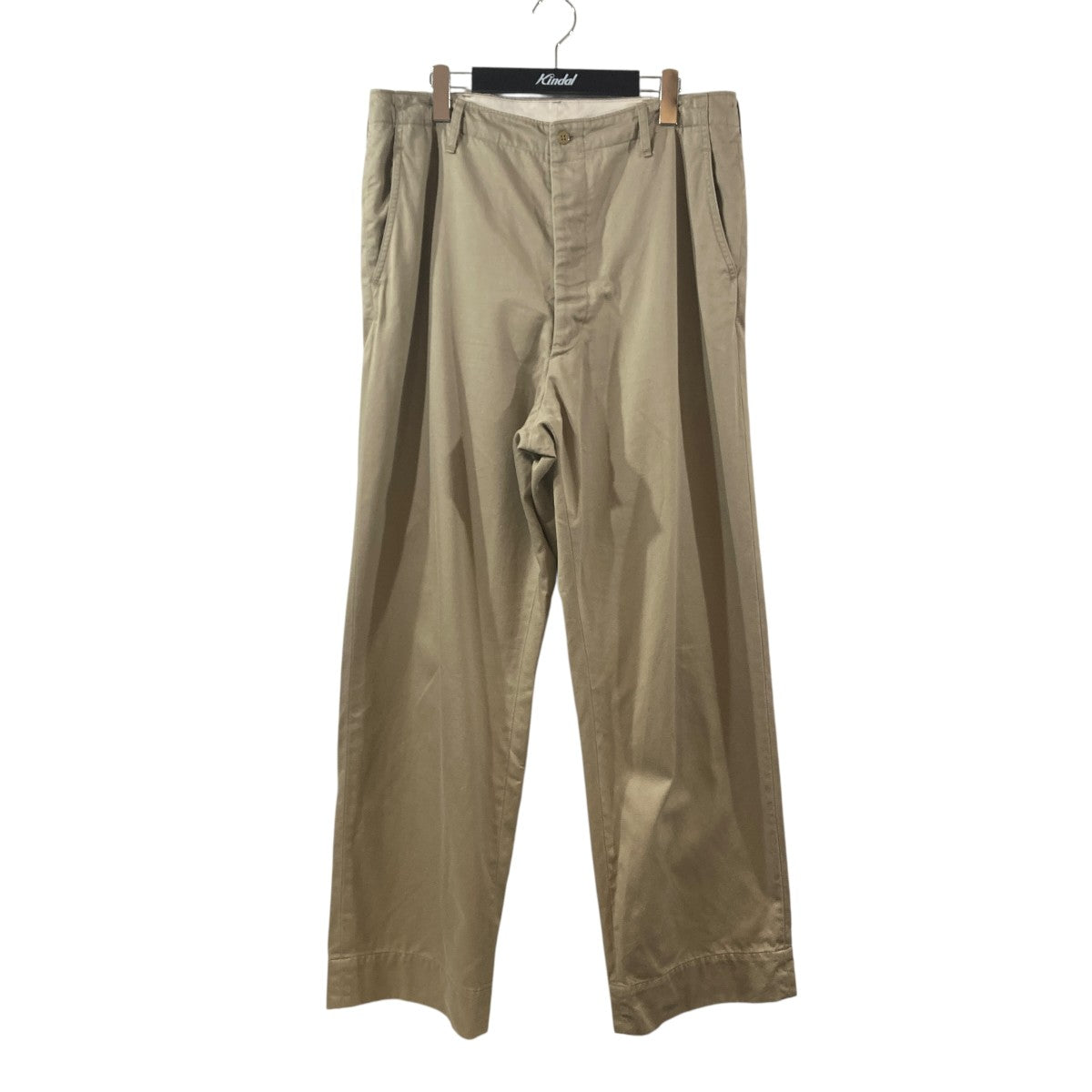 COMOLI(コモリ) KHAKI チノパンツ D01-03014 D01-03014 ベージュ