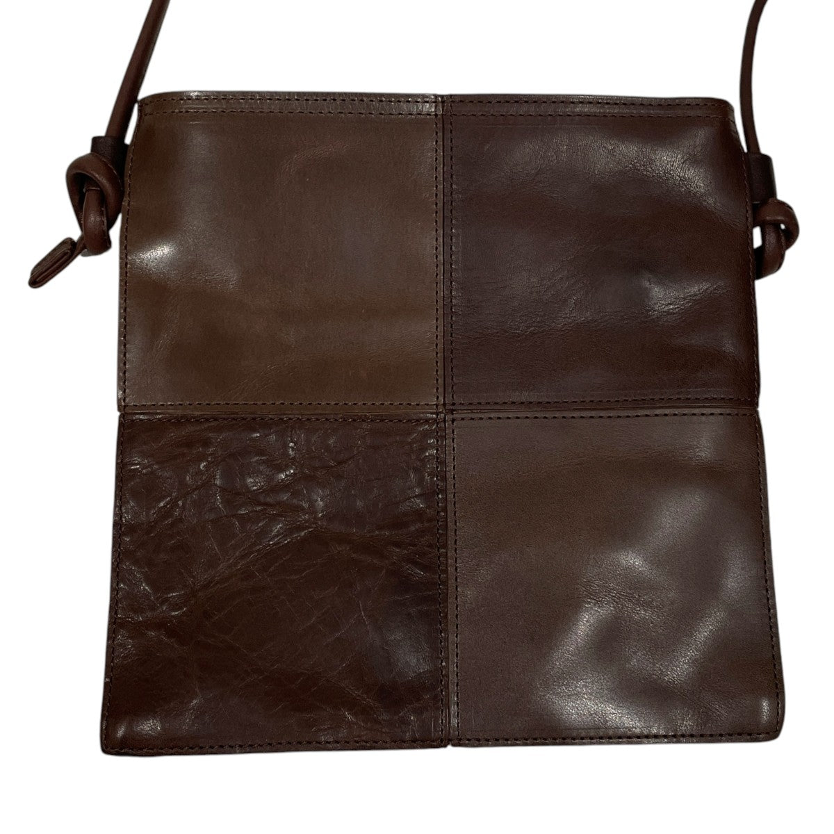 YES CRAFTS レザーポーチ SQUARE SACOCHE (M) スクエア サコッシュ(M) 古着・中古-2枚目のアイテム画像
