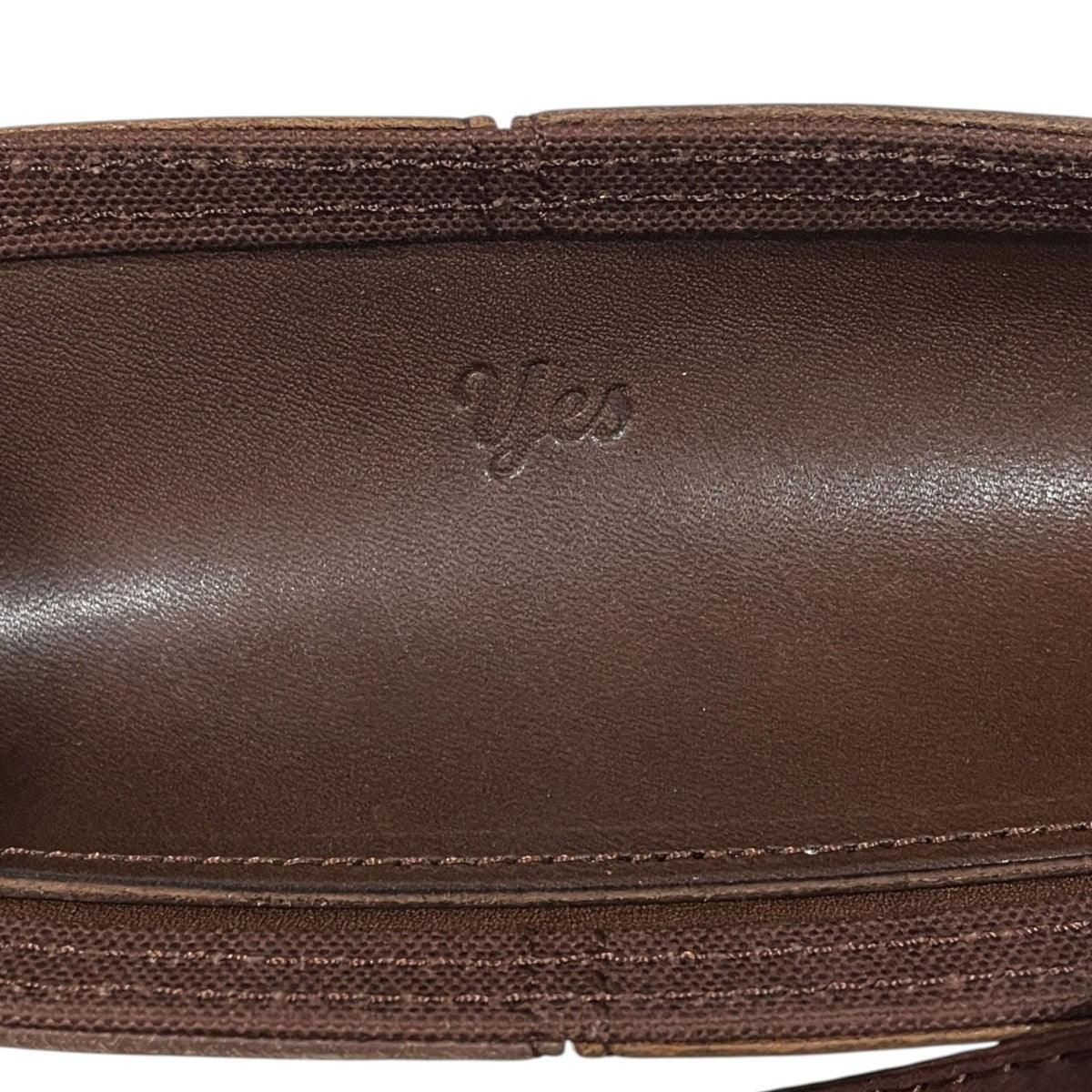 YES CRAFTS レザーポーチ SQUARE SACOCHE (M) スクエア サコッシュ(M) 古着・中古-7枚目のアイテム画像