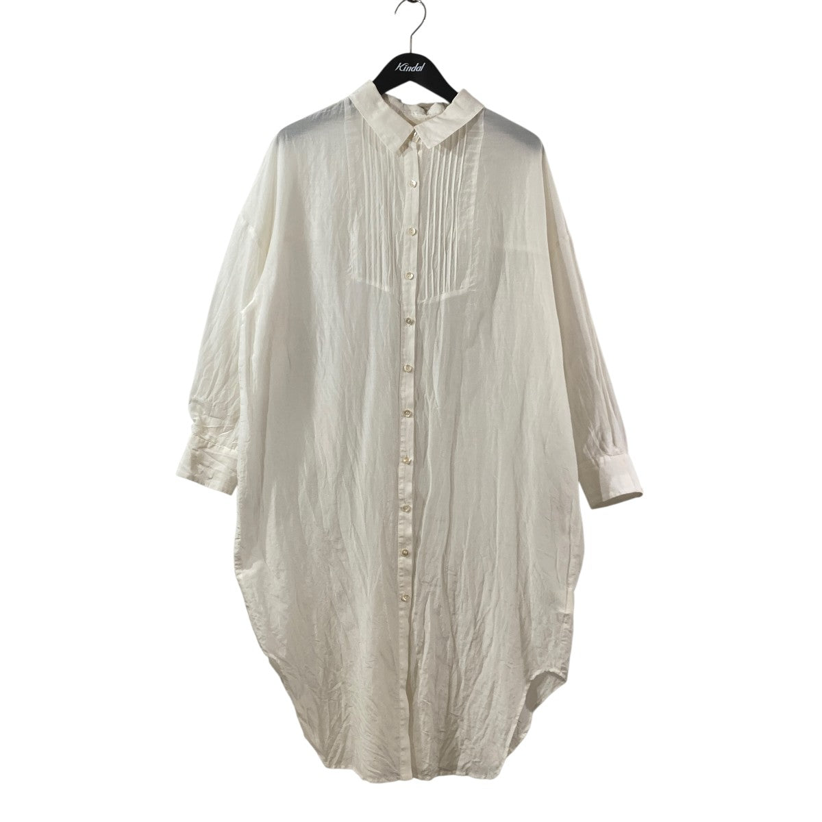 MEDI SILK COTTON LONG SHIRTロングシャツ02110420340
