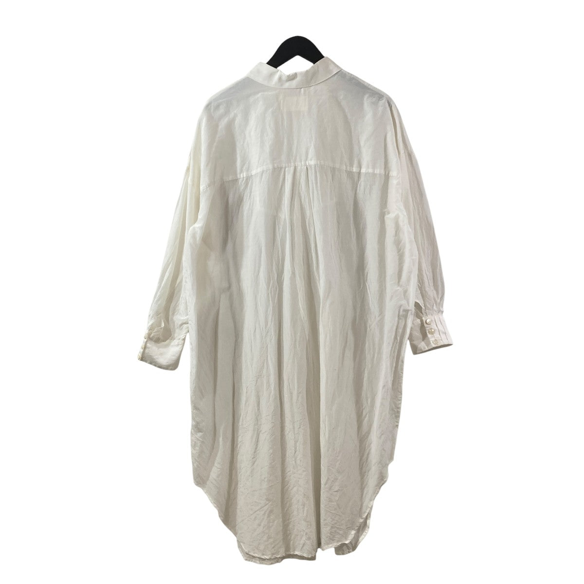 MEDI SILK COTTON LONG SHIRTロングシャツ02110420340
