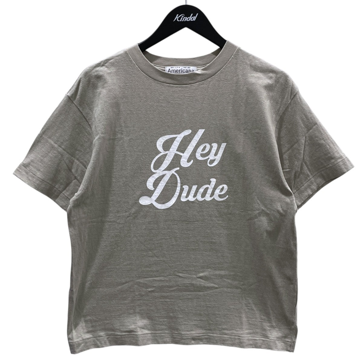 23SS プリントTシャツ HEY DUDE Tシャツ ADC-086