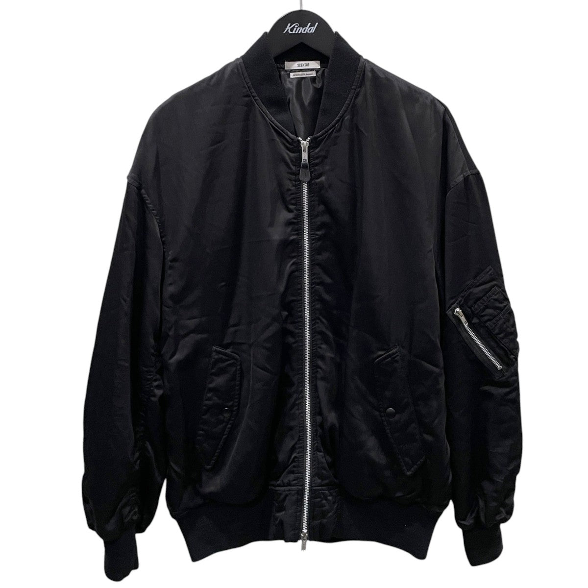 22SS ジップアップ中綿ジャケット レーヨンコットン MA-1 22020586307010