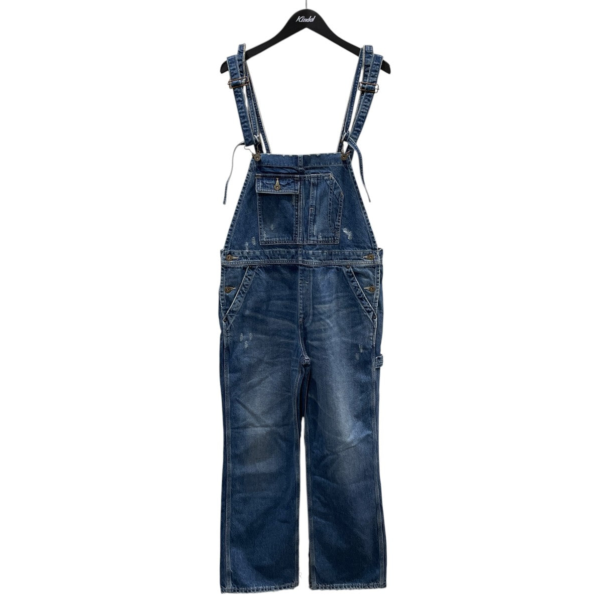 20SS ダメージ加工 デニムオーバーオール Denim OVER ALL 20040560002730