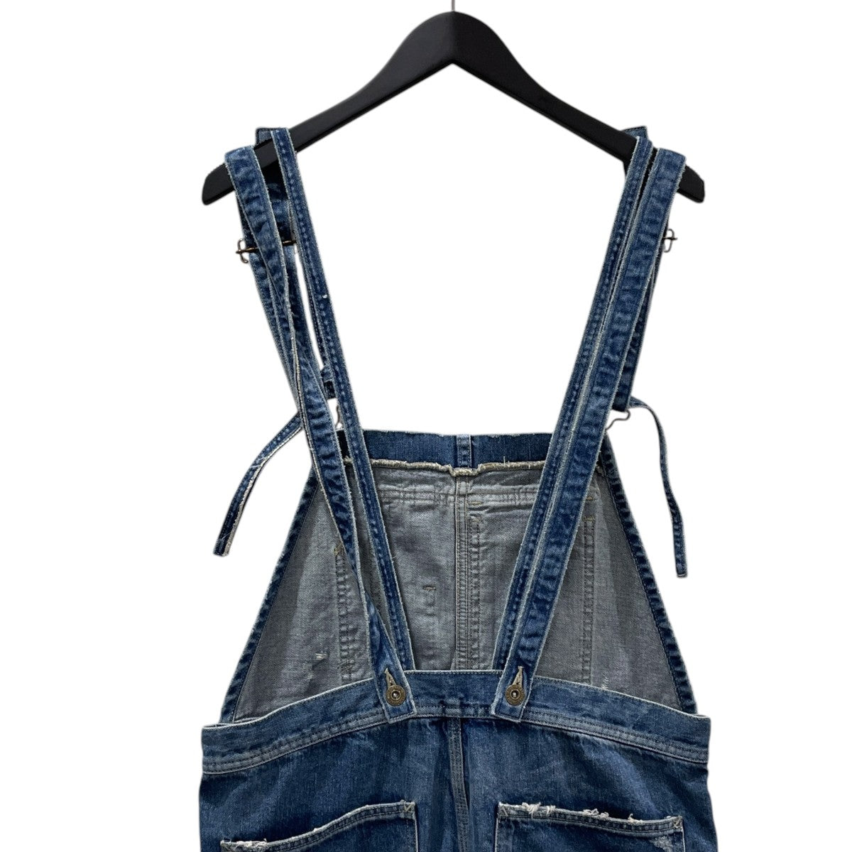 20SS ダメージ加工 デニムオーバーオール Denim OVER ALL 20040560002730