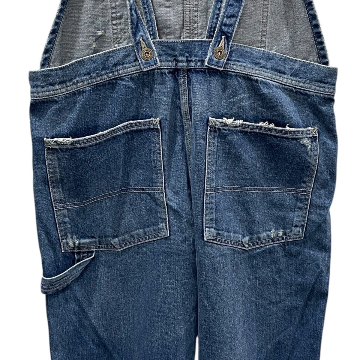 20SS ダメージ加工 デニムオーバーオール Denim OVER ALL 20040560002730