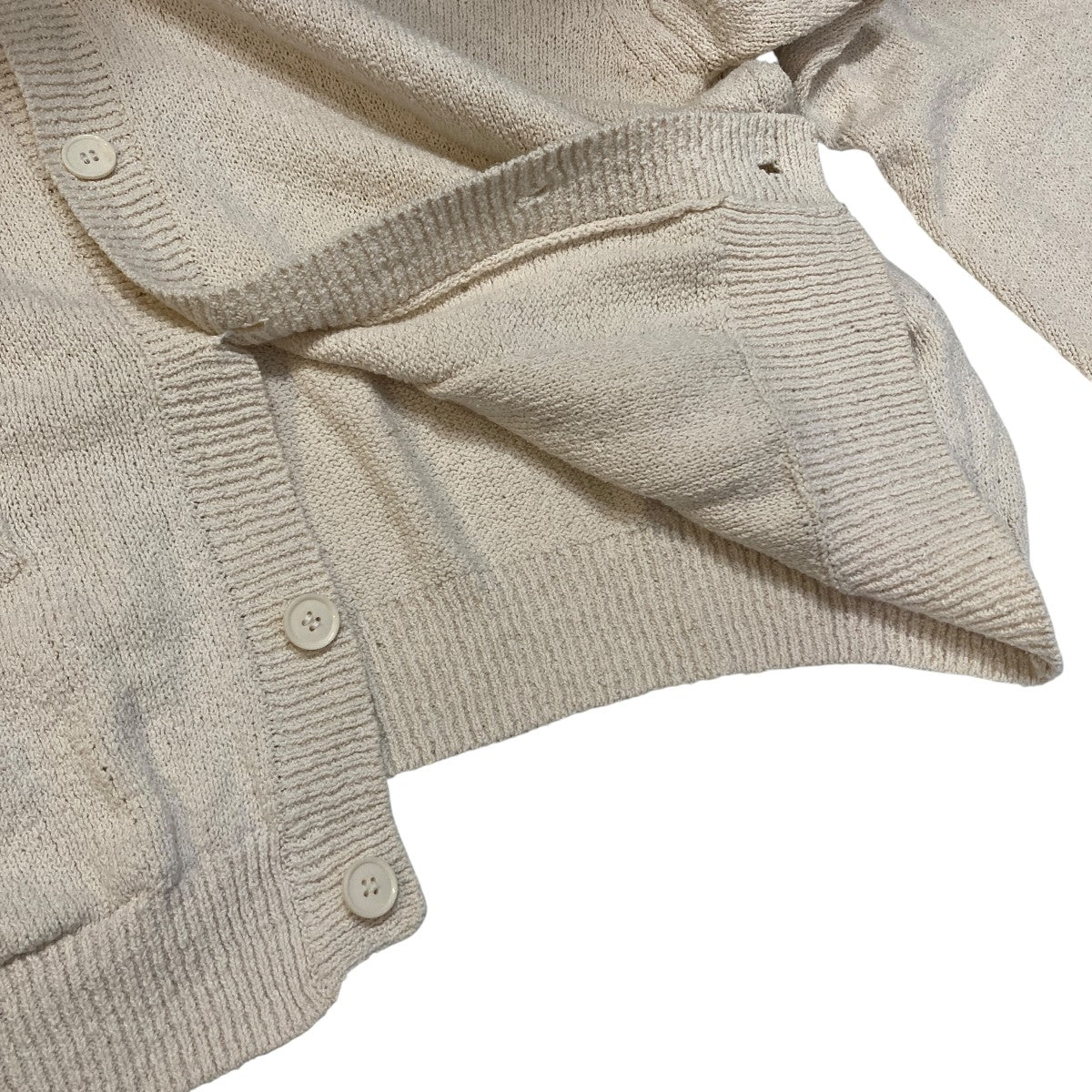CORKSCREW YARN KNIT CARDIGAN薄手カーディガンA8SC01KK