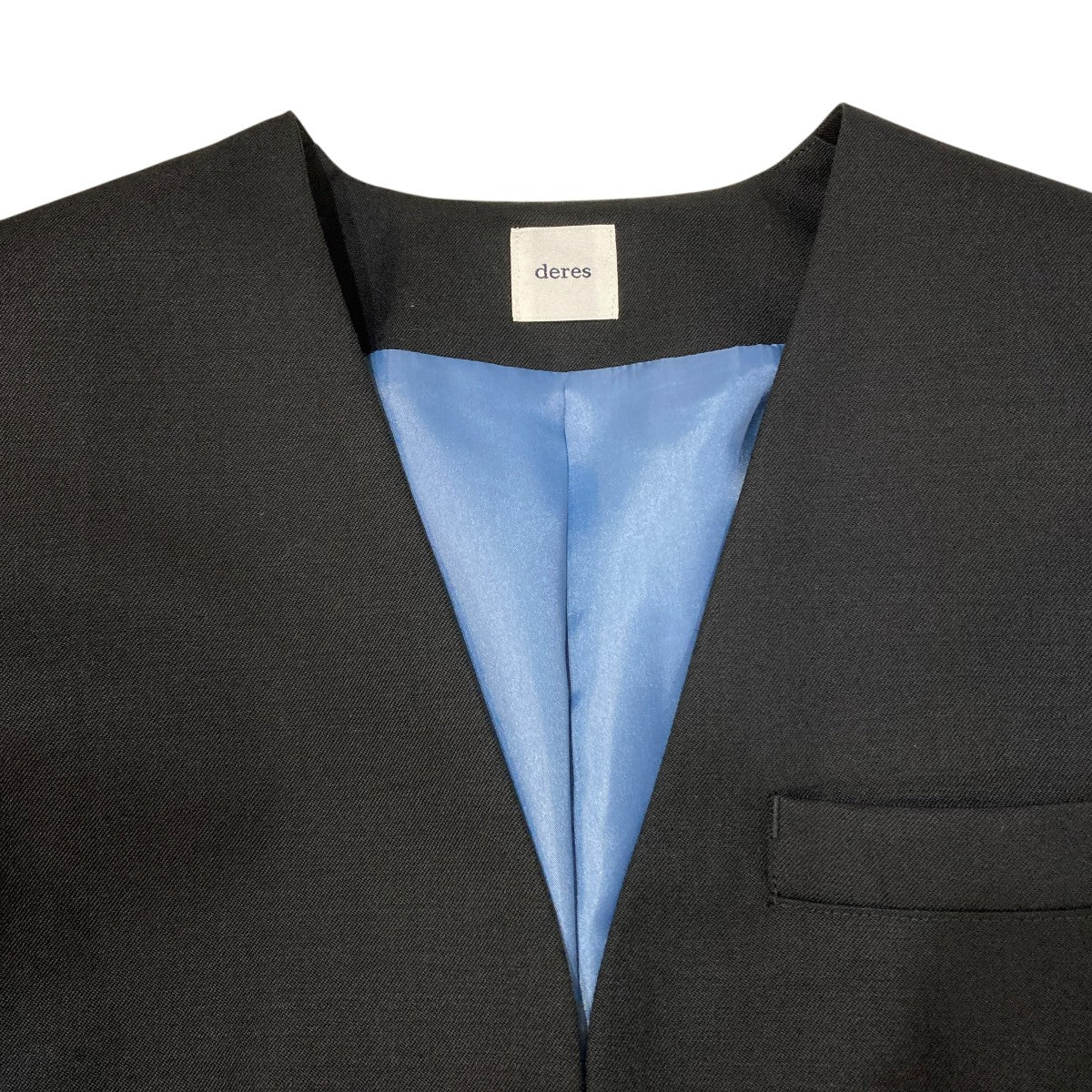 ノーカラージャケットDER24SS-JK-001