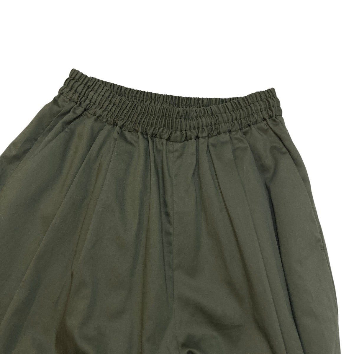 Silicon Poplin Two Tuck Easy Wide PantsイージーパンツGL253-40185