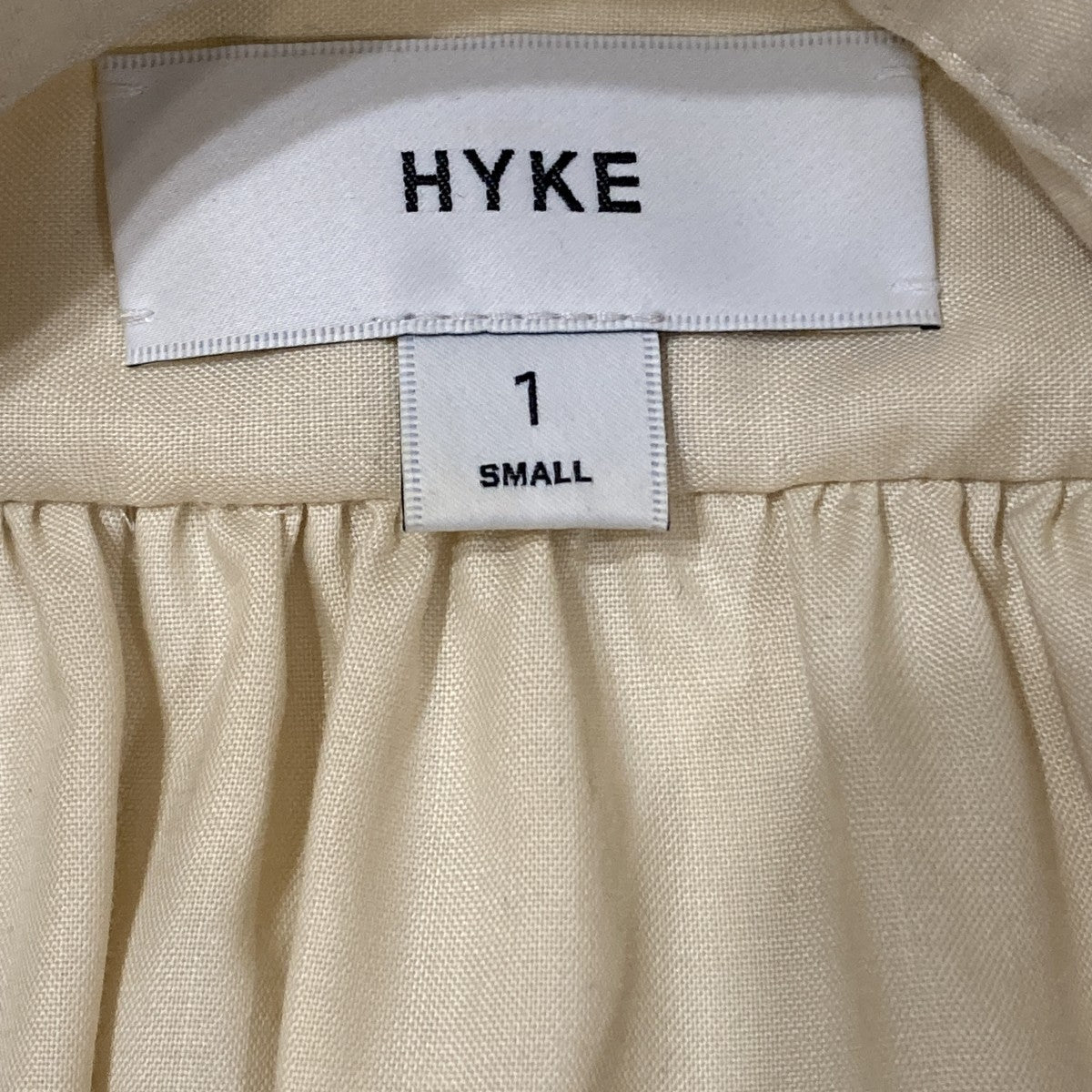HYKE(ハイク) FD BOSOM SHIRT DRESS長袖ワンピース232-16190 008 232