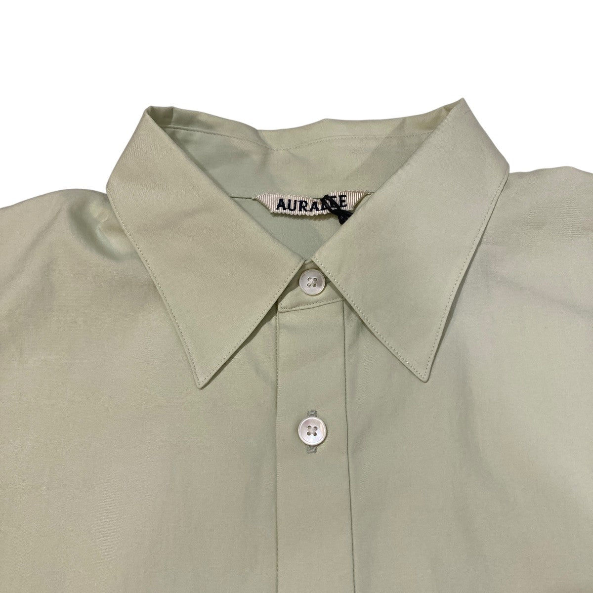 WASHED FINX TWILL HALF SLEEVED SHIRT長袖シャツA25SS05TN