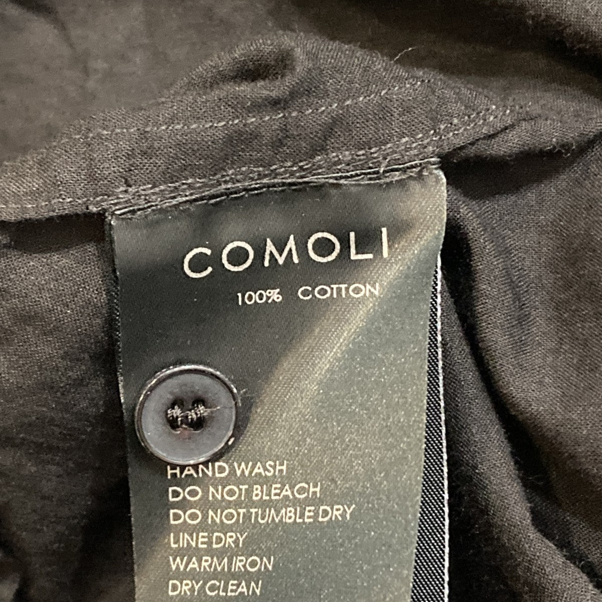 COMOLI KHADIコットン 半袖オープンカラーシャツ半袖シャツD01-02011 古着・中古-6枚目のアイテム画像