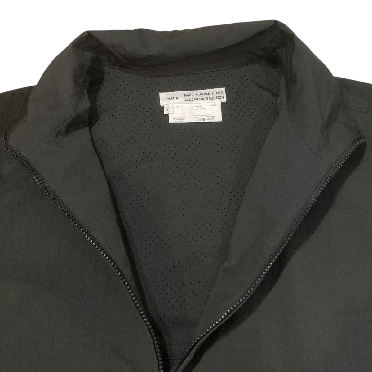 ZIP COAT WITH STAND COLLARコート13061501