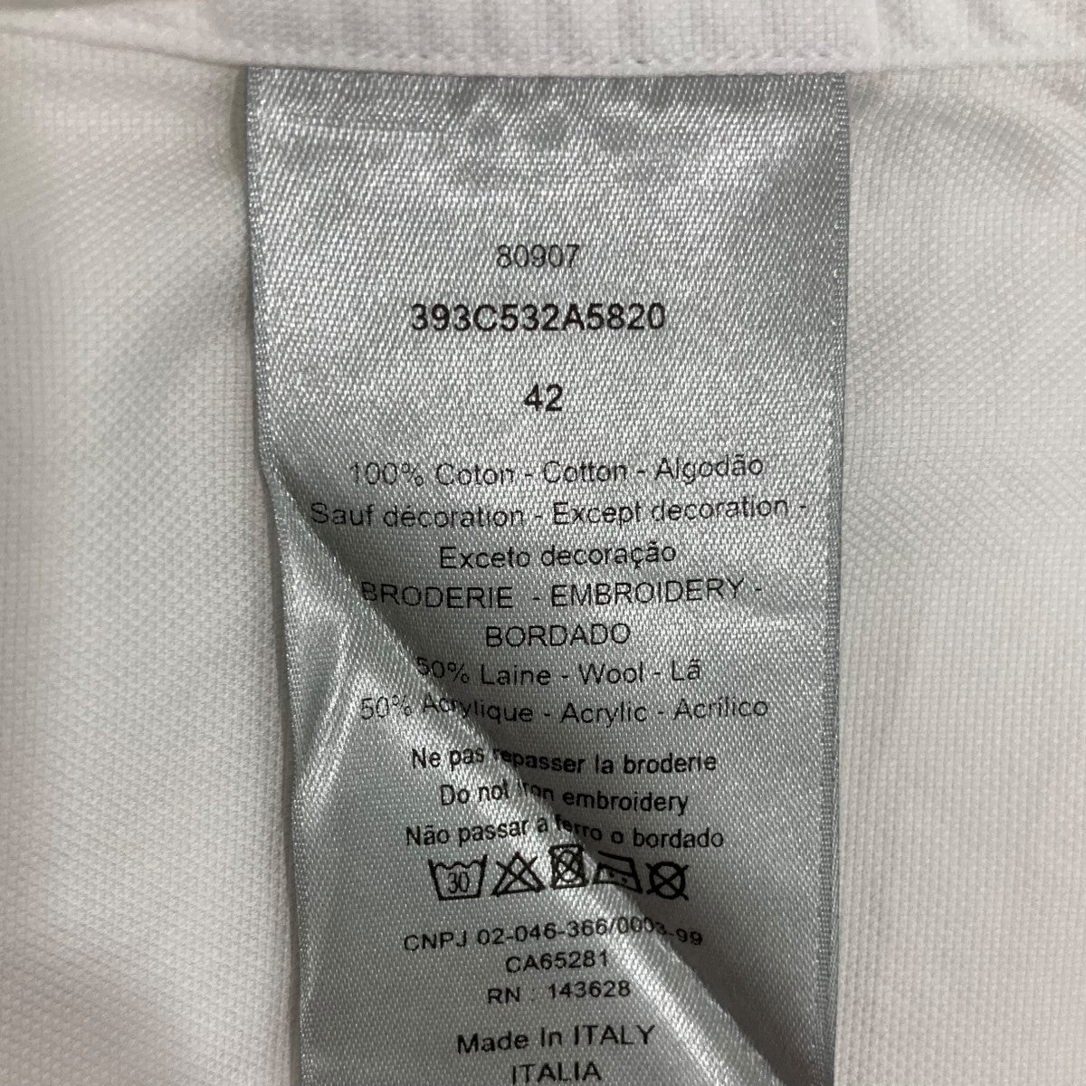 DIOR×Denim Tears 半袖シャツ393C532A5820 古着・中古-8枚目のアイテム画像