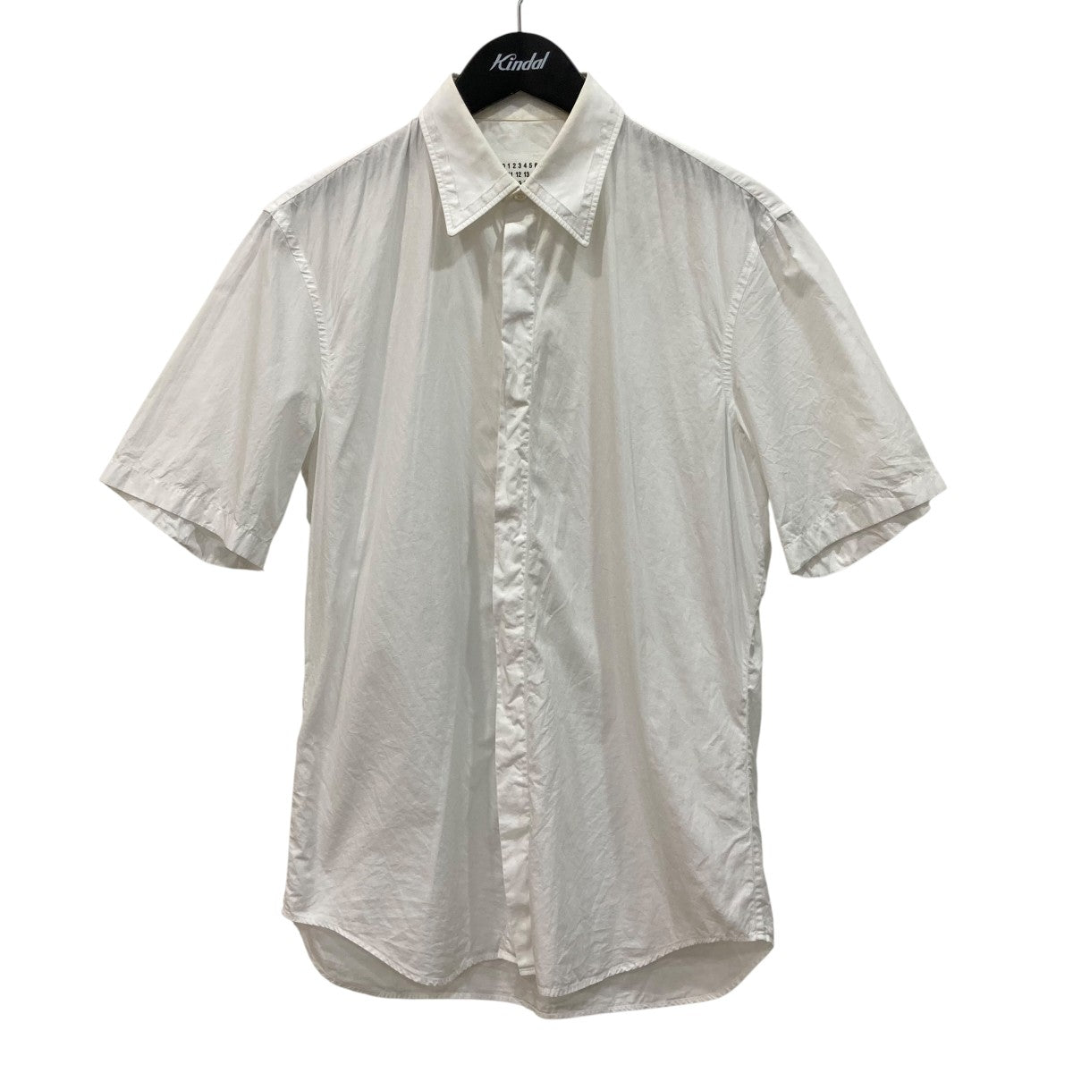 Maison Margiela 比翼ボタン半袖シャツS30DL0393 古着・中古-1枚目のアイテム画像