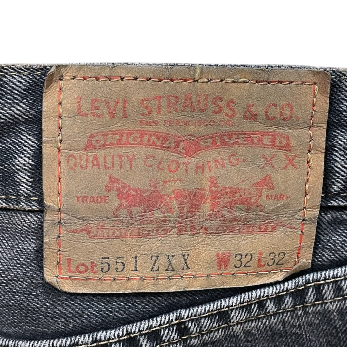 ペンキ加工ストレートデニムパンツ 61年モデル 551ZXX 復刻 42TALON  84283-0001