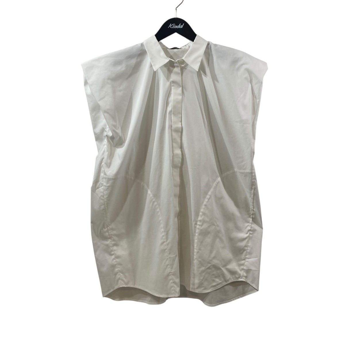 NUANCE SHOULDER OVER SHIRTSノースリーブブラウス19122-4172