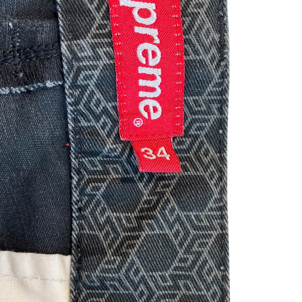 19AWWork Pant Navy Monogramスラックス