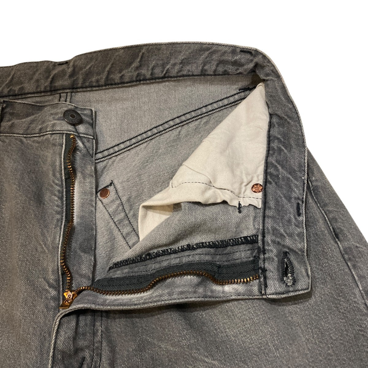 5P Zipper Front Denim PantsデニムパンツKSBS109DZ