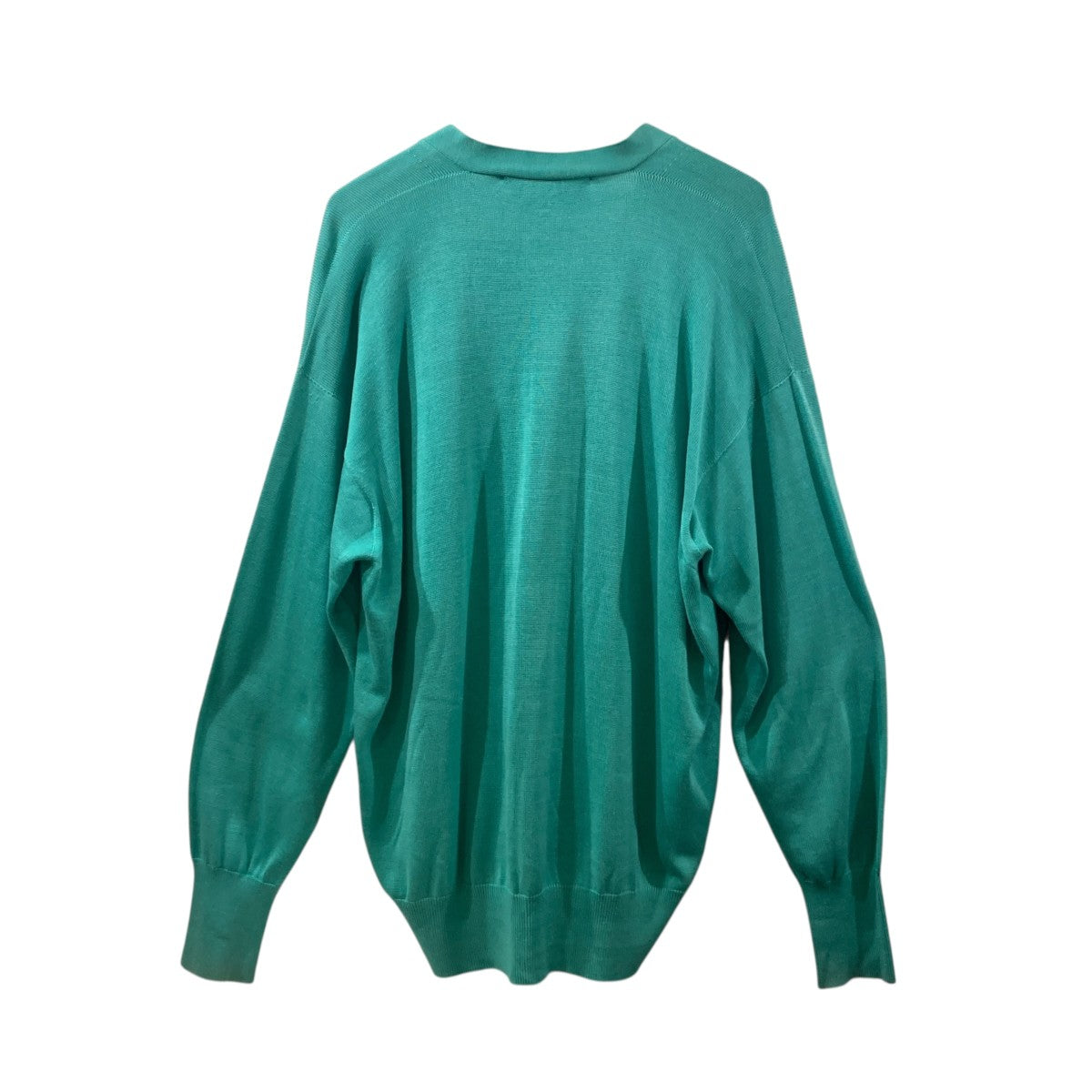 SILK PLAIN STICH V NECK CARDIGANカーディガン04231