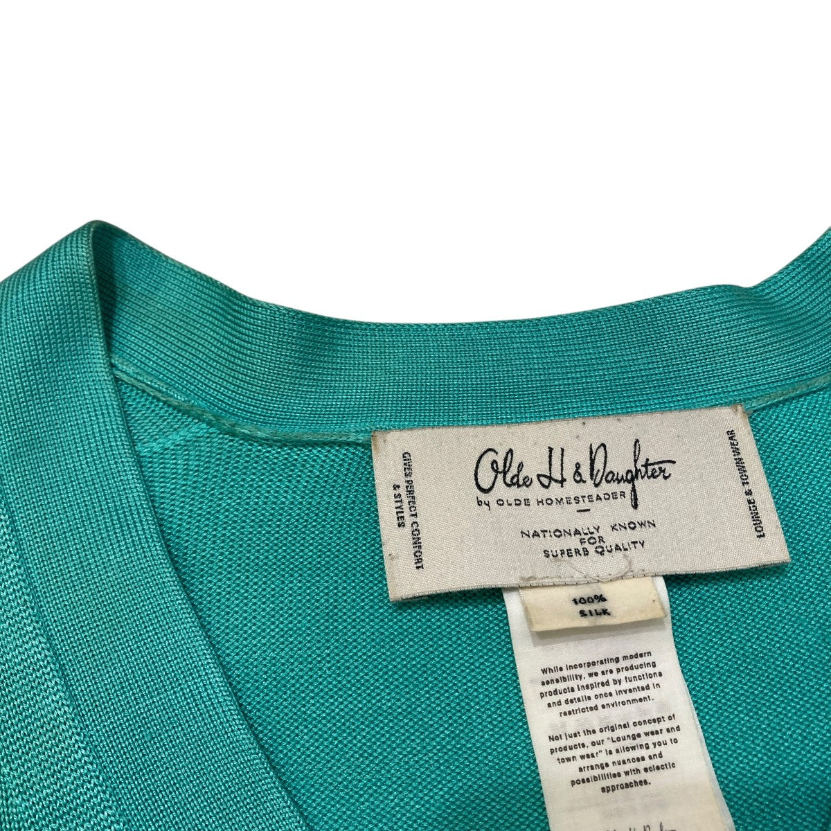 SILK PLAIN STICH V NECK CARDIGANカーディガン04231