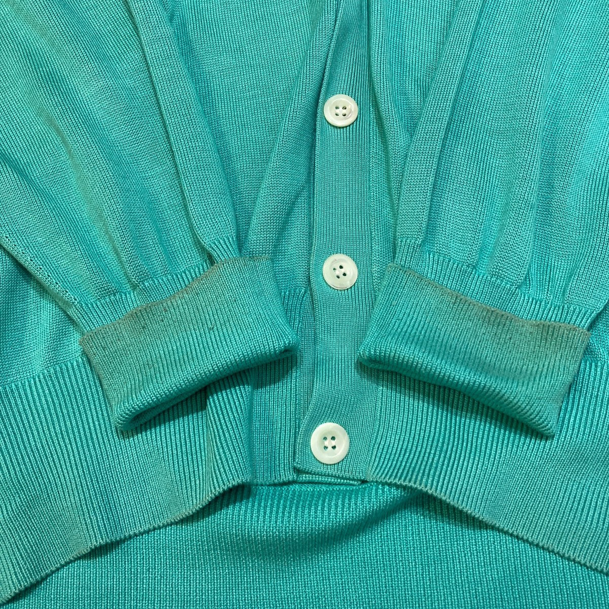SILK PLAIN STICH V NECK CARDIGANカーディガン04231