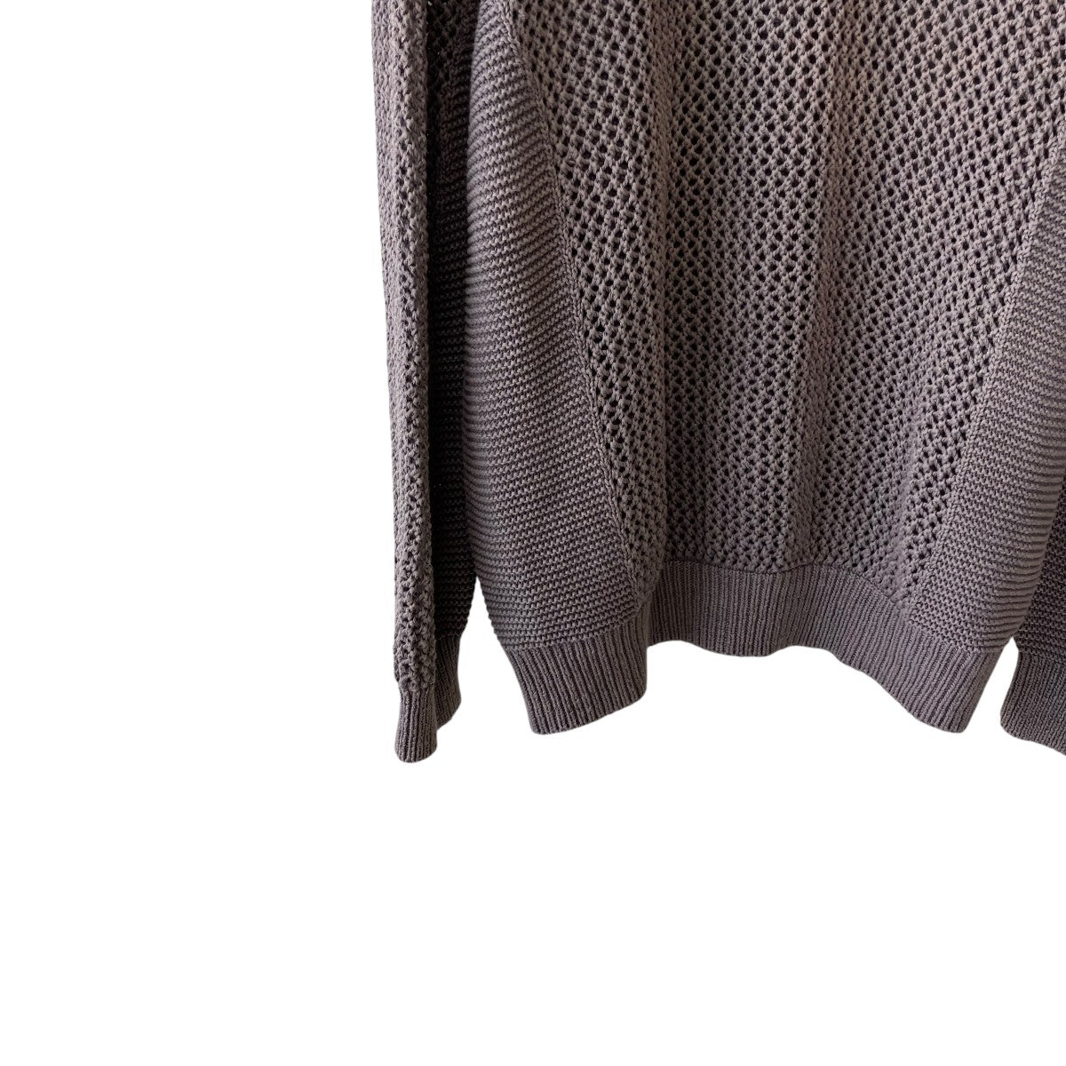 SIDE RIB LOOSE NET KNITニットCES24KN01