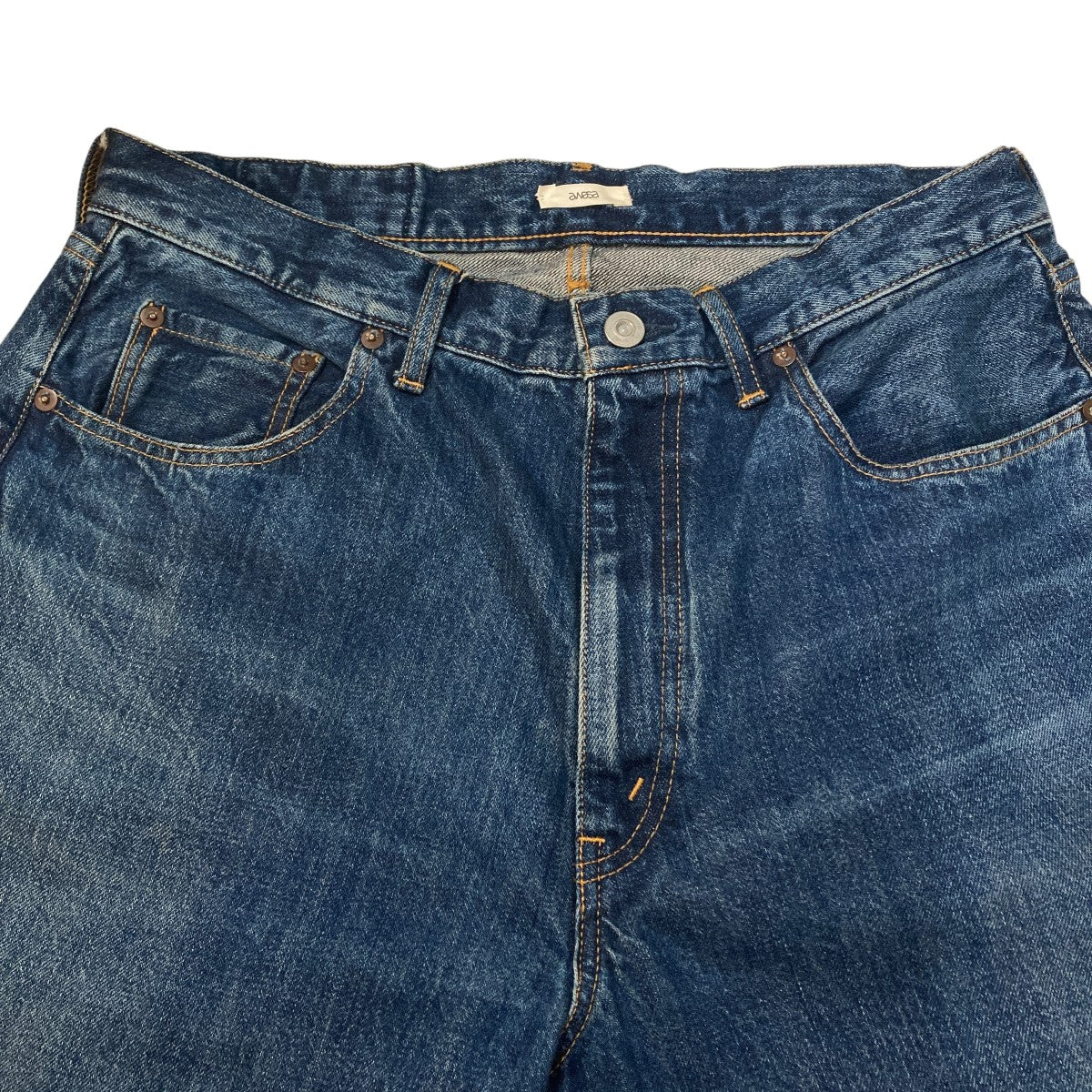 5PK Denim Suede Patch Remakeデニムパンツaws2-05002