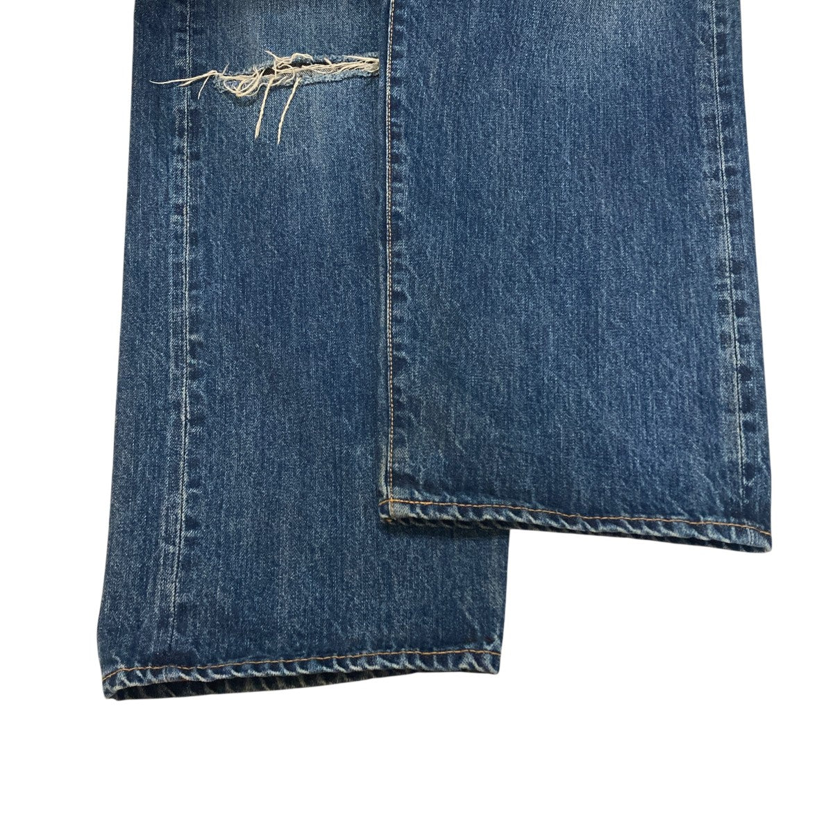 5PK Denim Suede Patch Remakeデニムパンツaws2-05002