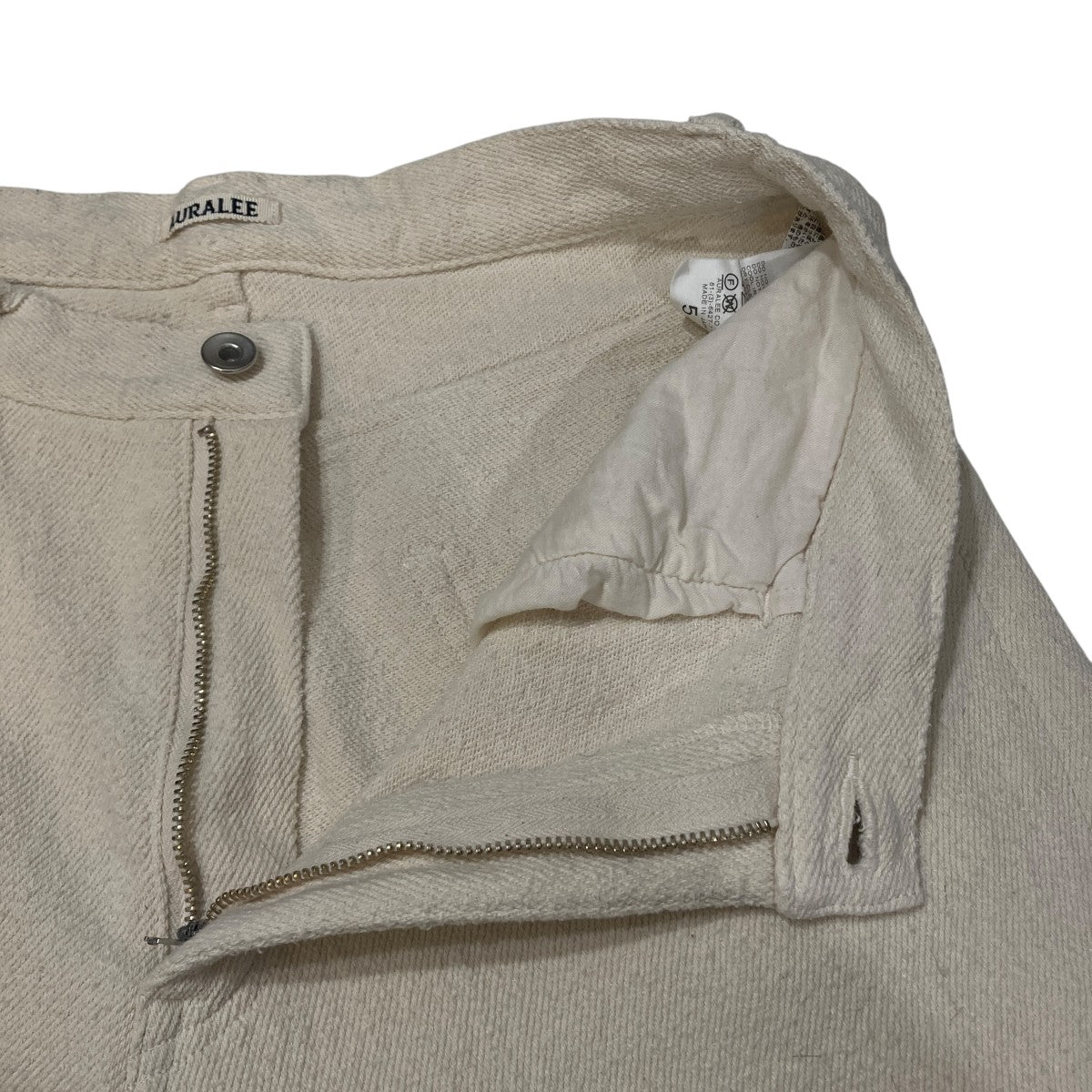 26SSSILK NEP DENIM 5P WIDE PANTSパンツA26SP01SD