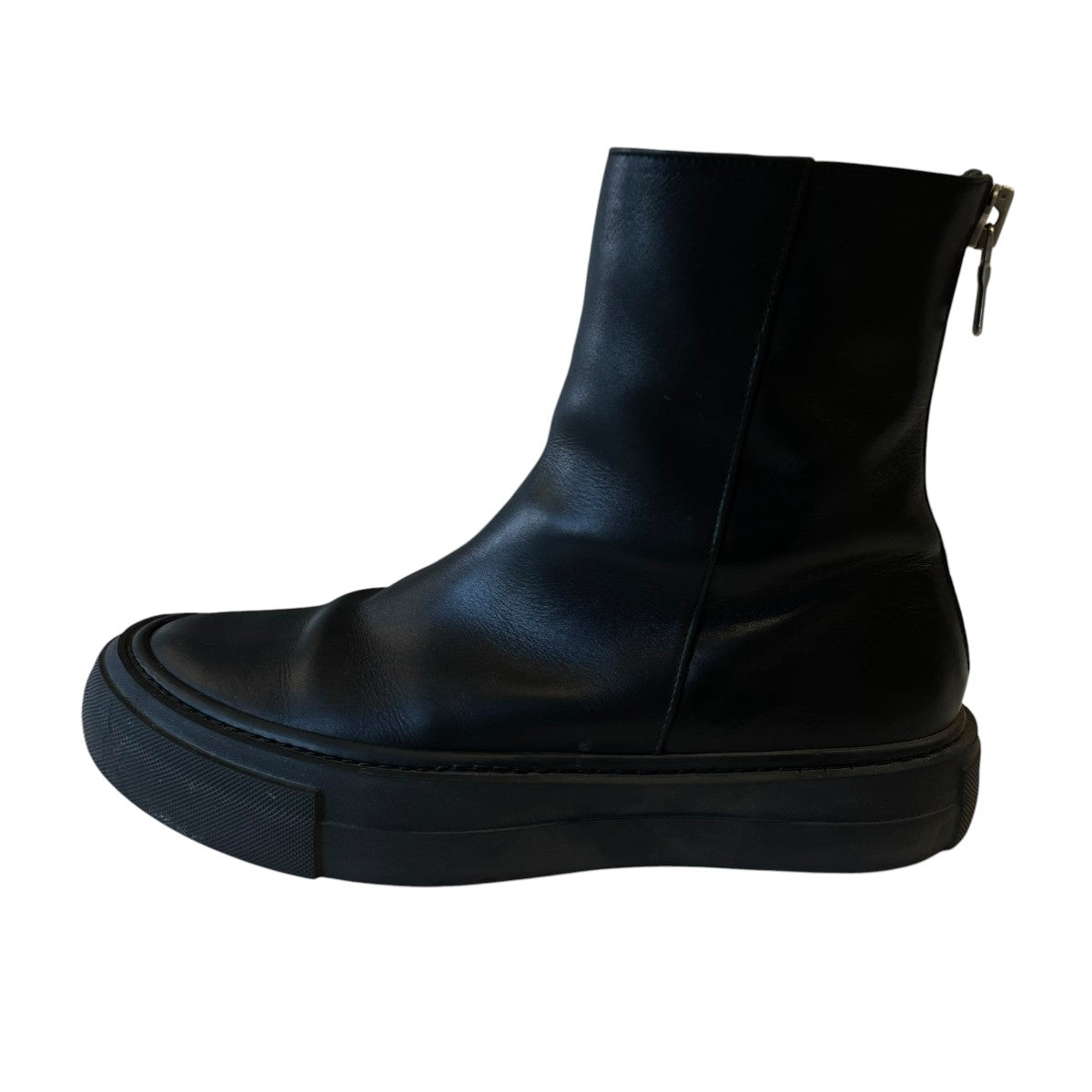 COW LEATHER BACK ZIP SNEAKERSスニーカーAA12-202