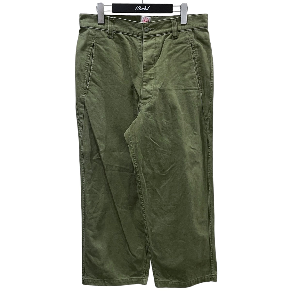 CRANK PROJECTS コットンサージ ファットパンツ FAT501CS 古着・中古-1枚目のアイテム画像
