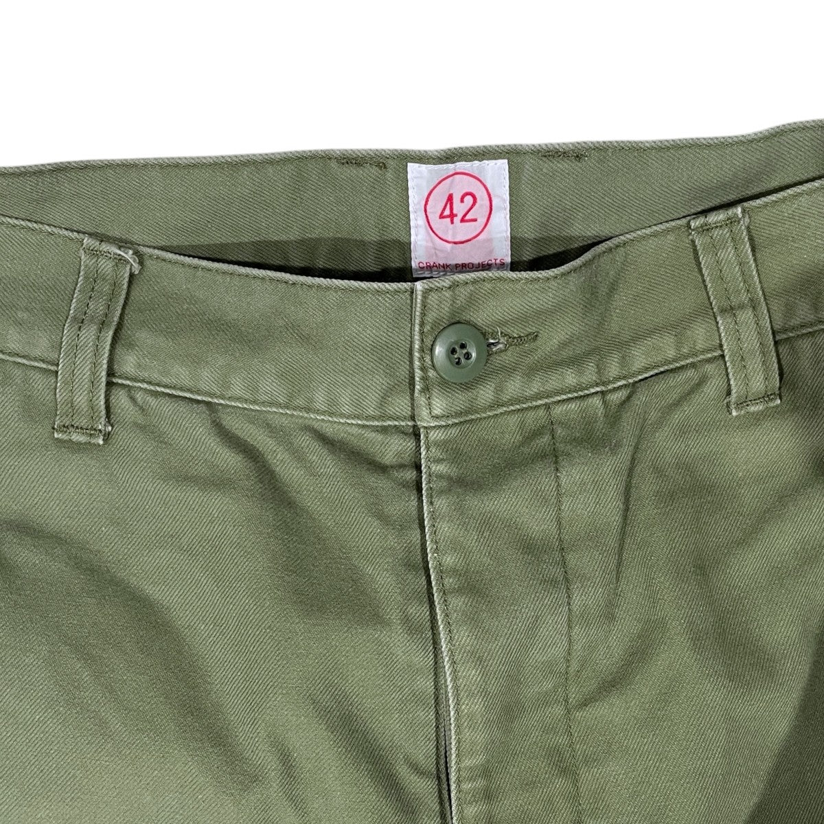 CRANK PROJECTS コットンサージ ファットパンツ FAT501CS 古着・中古-6枚目のアイテム画像