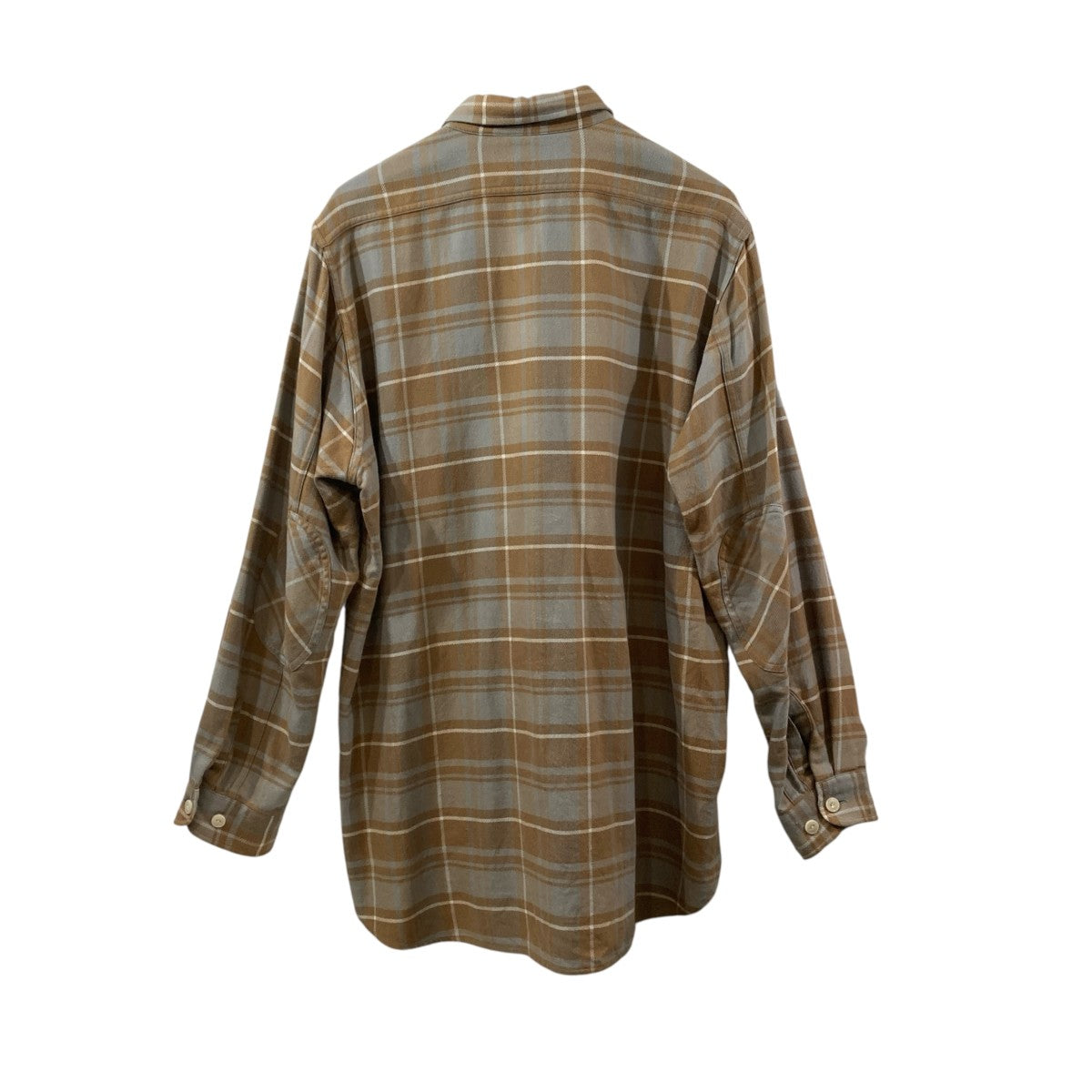 Elbow Patch Flannel Work ShirtsチェックチェックシャツU23F-11-0002