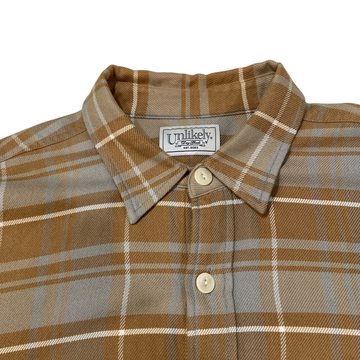 Elbow Patch Flannel Work ShirtsチェックチェックシャツU23F-11-0002