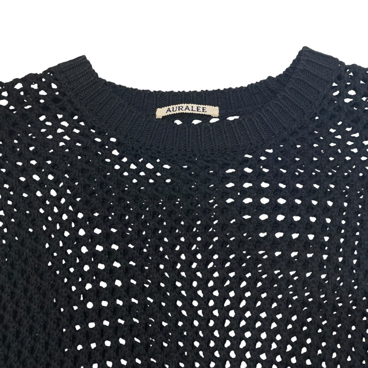COTTON LILY-YARN MESH KNIT P OメッシュニットA24SP01LM